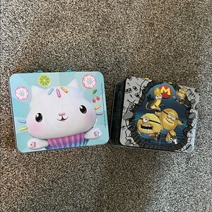 Like new Despicable Me Minions OR Gabby’s Dollhouse puzzle in collector’s tin!